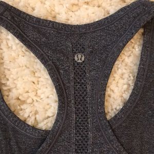 lululemon athletica grey tank top